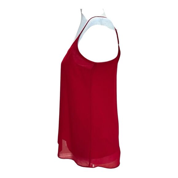 1. State Red Spaghetti Strap  Flowy Office Cami Top Size XS - Picture 2 of 7